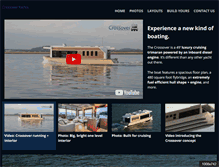 Tablet Screenshot of crossoveryachts.com